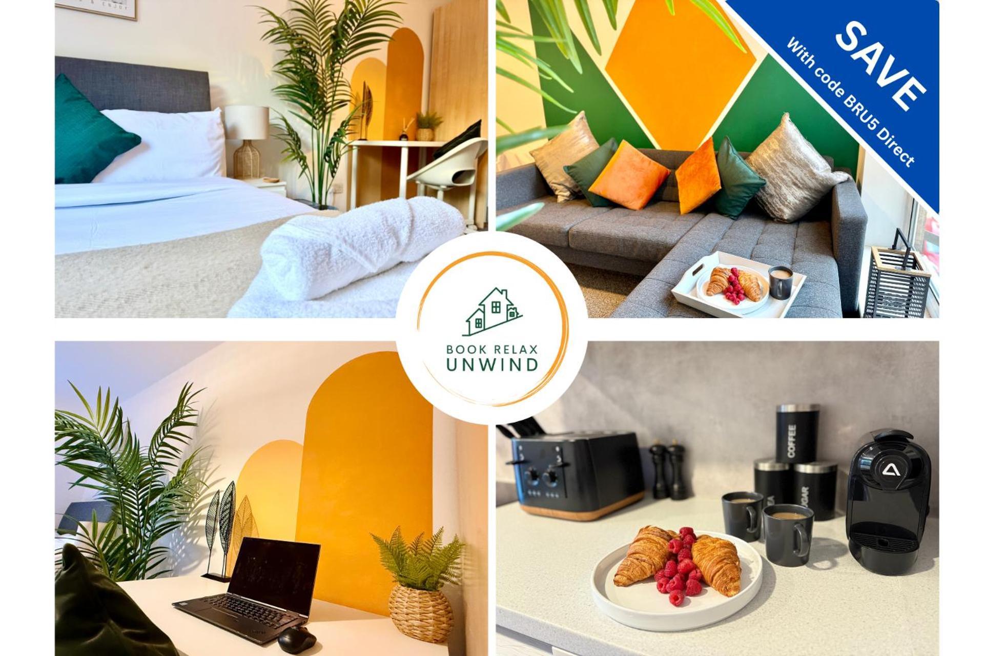 Apartment Spacious 2 Bed Flat Free Private Parking *